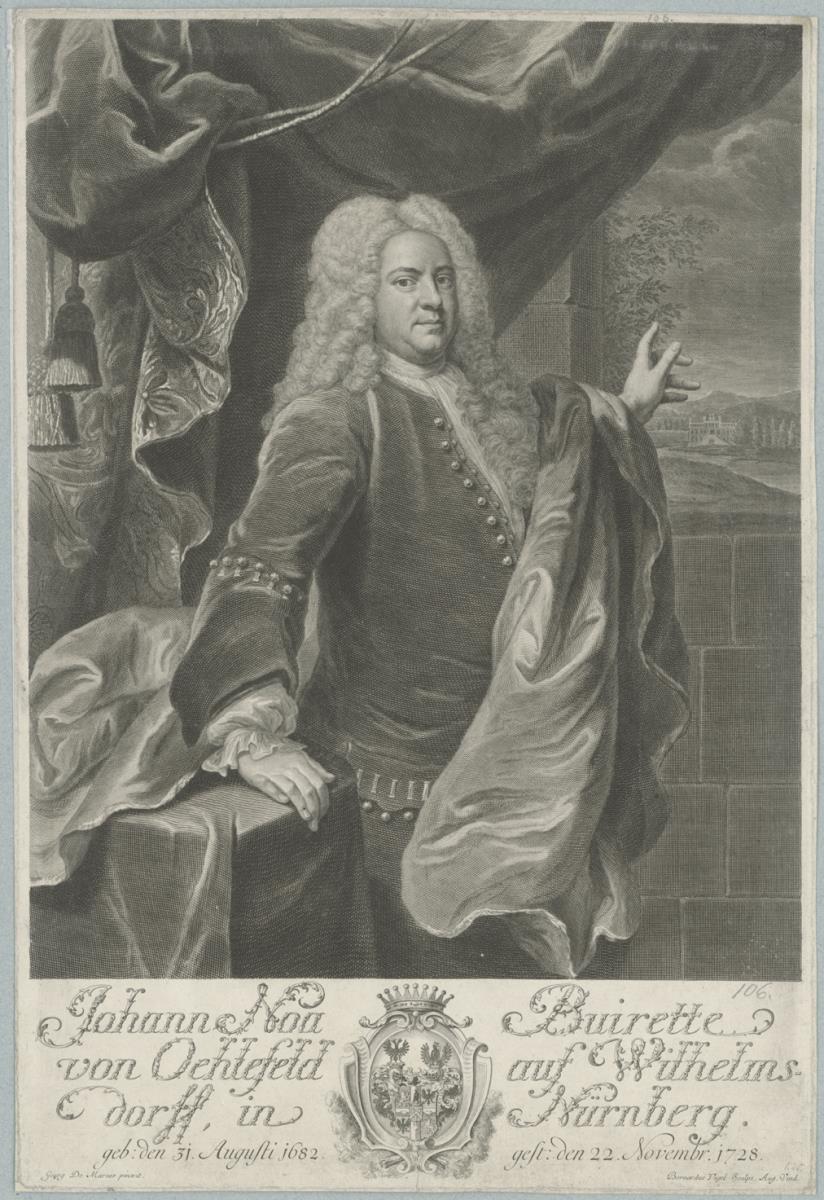Porträt des Johann Noah Buirette von Ohlefeld