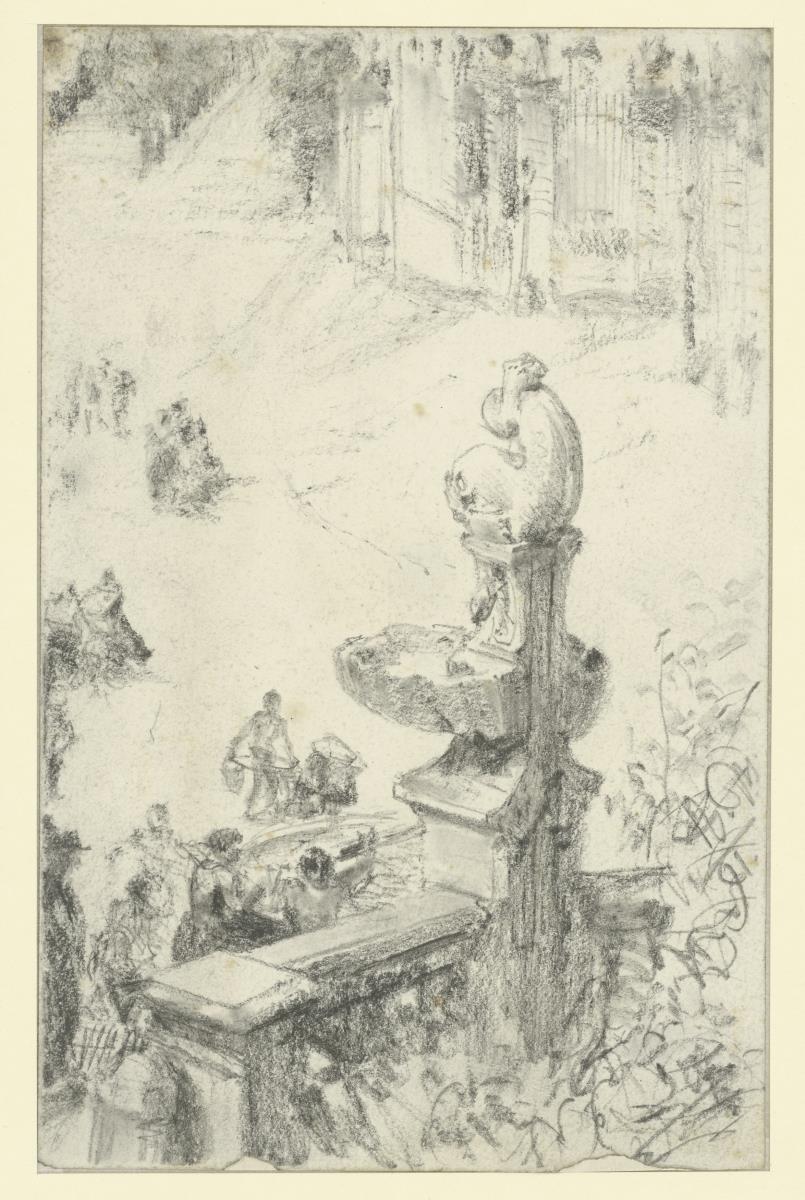 Barocker Brunnen in Dresden (?)