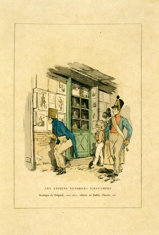 Les anciens vendeurs d´estampes.