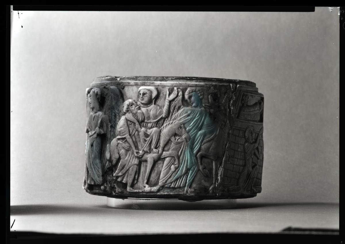 Dose (Pyxis) mit Marienszenen