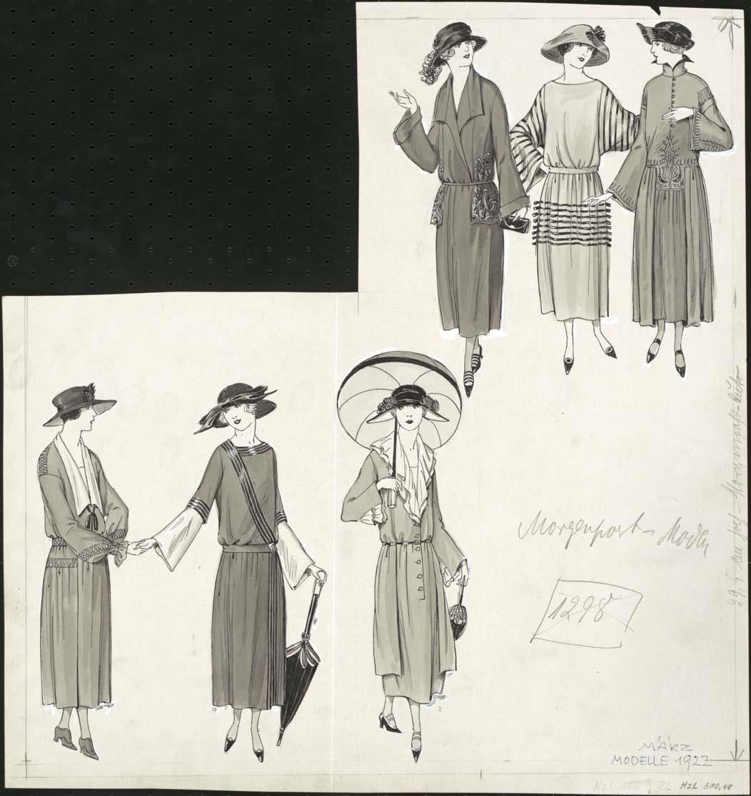 Frauen in Kleidern