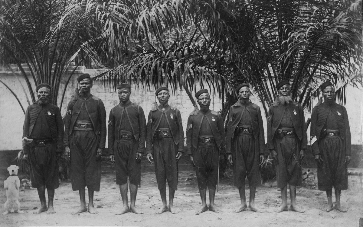 Polizeitruppe in Togo