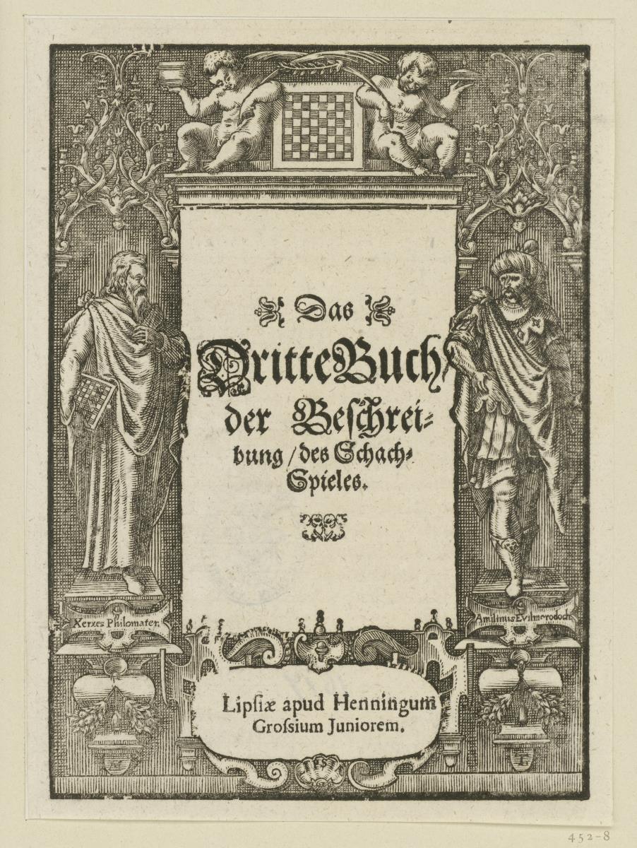 Titel eines Buches über das Schachspiel