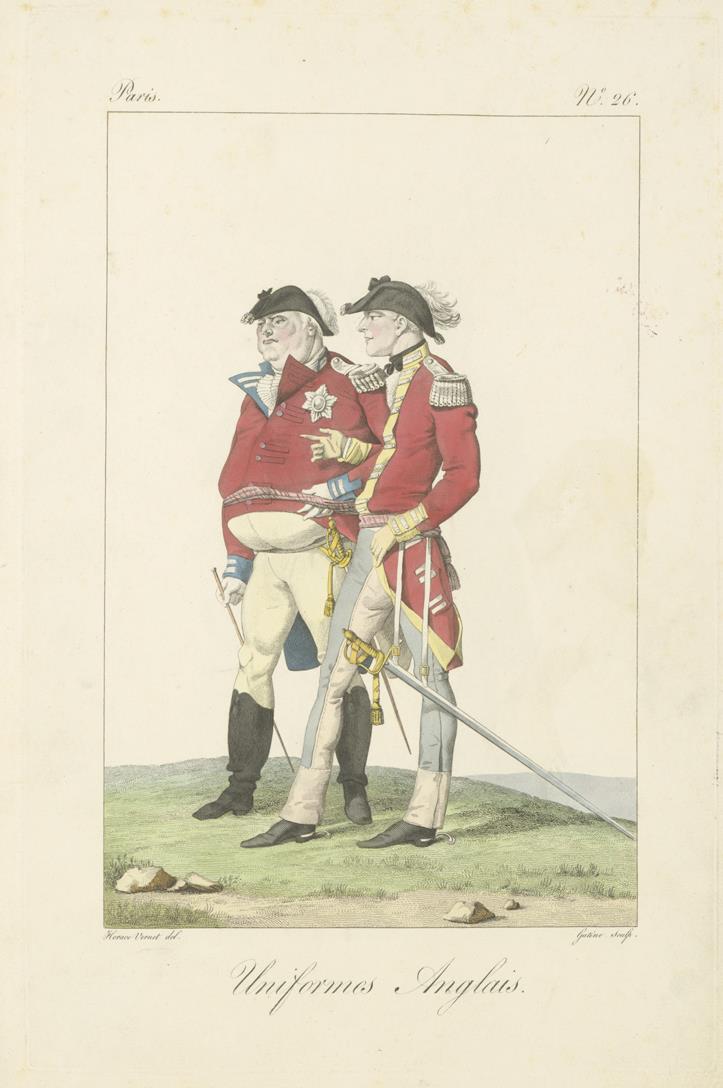 Incroyables et Merveilleuses: Tafel 26: Uniformes Anglais