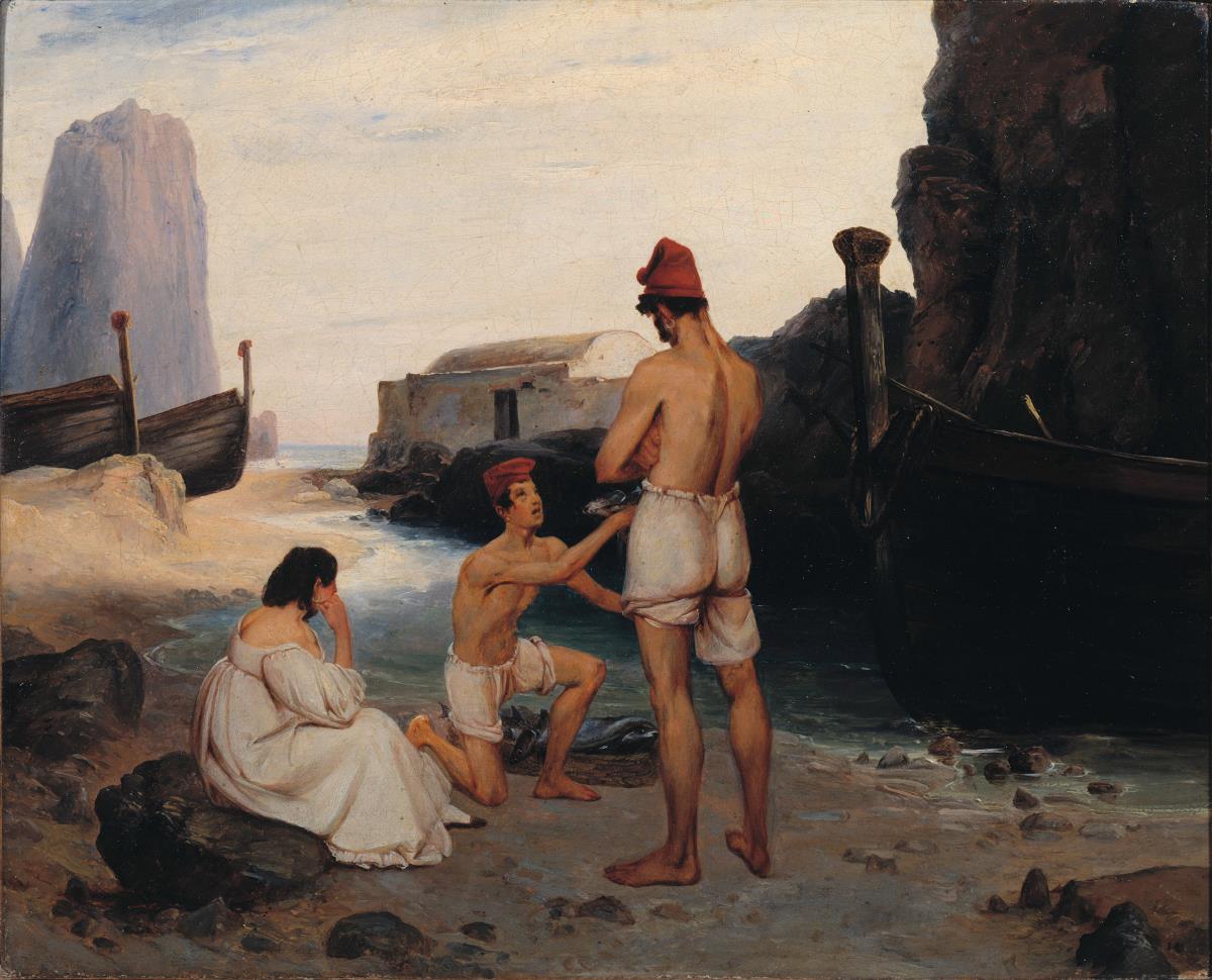 Fischer auf Capri