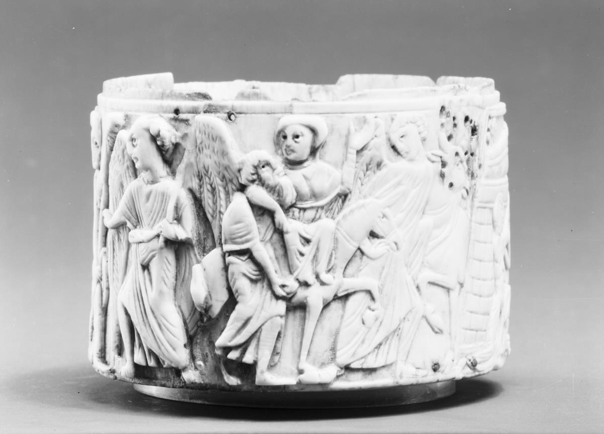 Dose (Pyxis) mit Marienszenen