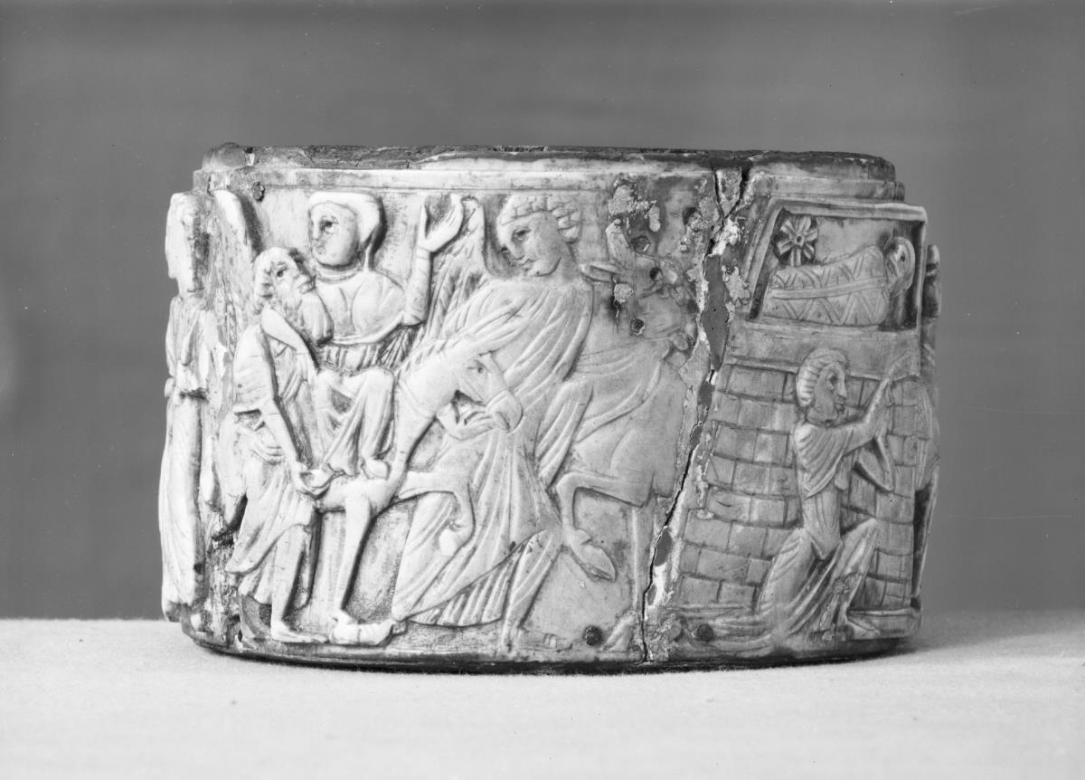 Dose (Pyxis) mit Marienszenen