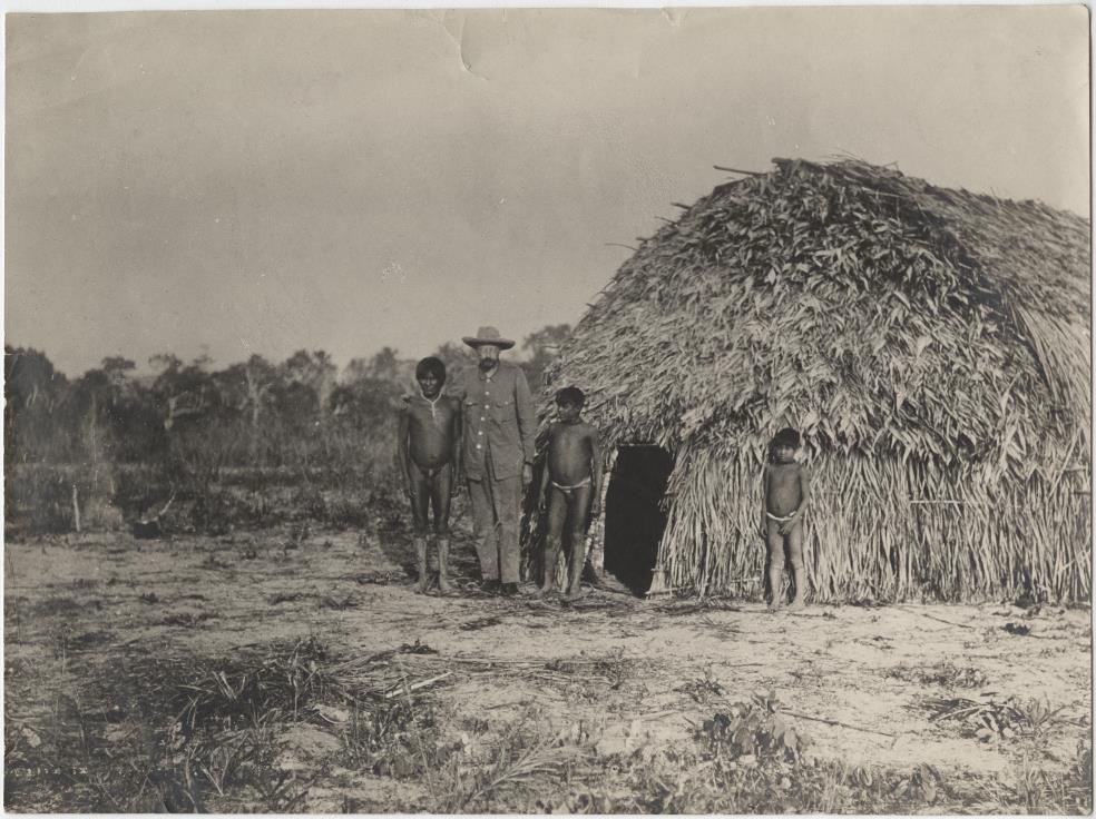 Paressi-Kabiši-Gruppe in Hanauinahirtigo am Juruena (mit Max Schmidt)