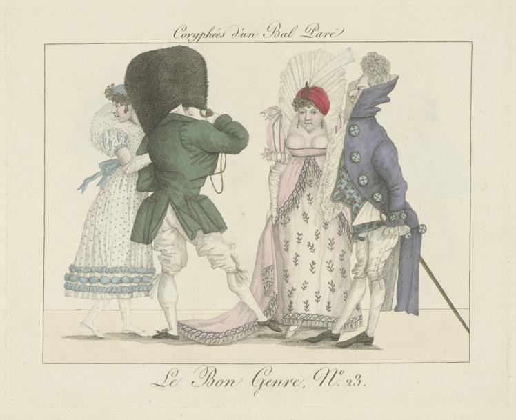 Le bon genre, No. 23: Coryphées d'un bal paré