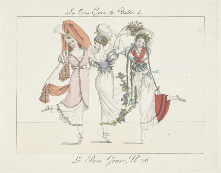 Le bon genre, No. 26: Les trois Graces du ballet de...