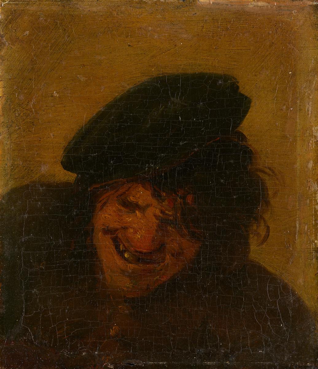 Lachender Bauer