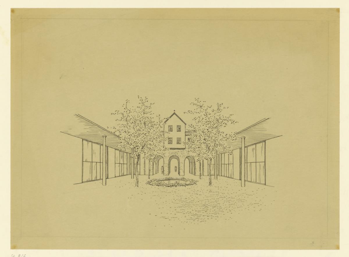 Potsdam-Drewitz, Kaufhof vom Bahndamm