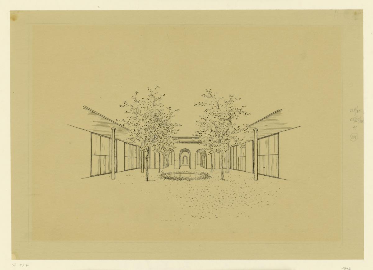 Potsdam-Drewitz, Kaufhof vom Bahndamm
