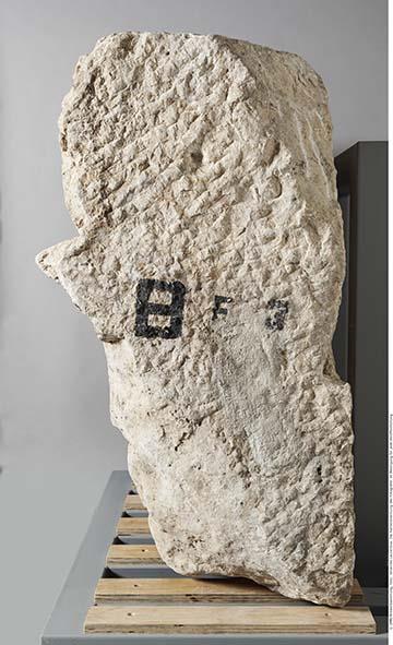 Gebälk der Altarhofhallen des Heiligtums des Jupiter Heliopolitanus in Baalbek, linkes Bauteil