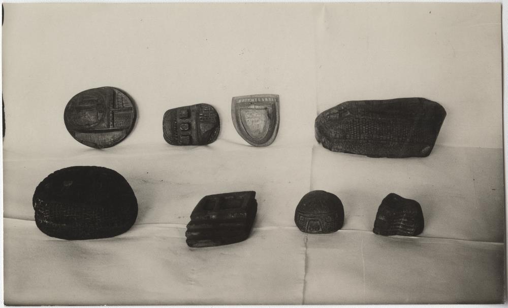 Kleine Steinmodelle von alten Bauten; inkaisch 
Muse. Univ. Cuzco