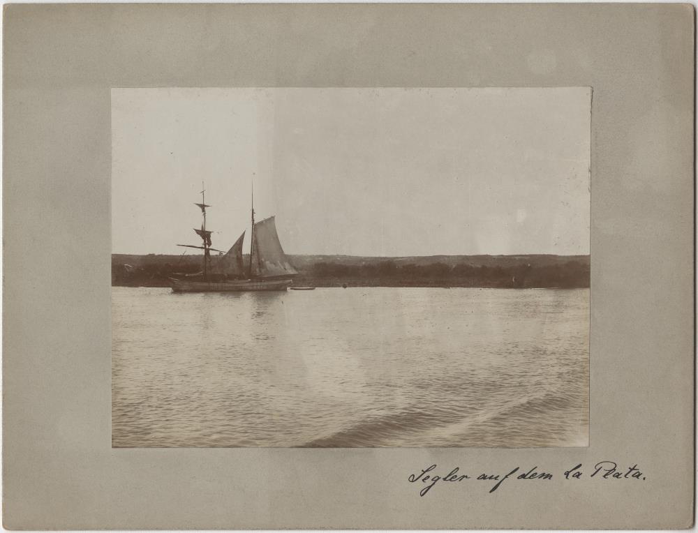 Segler auf dem La Plata