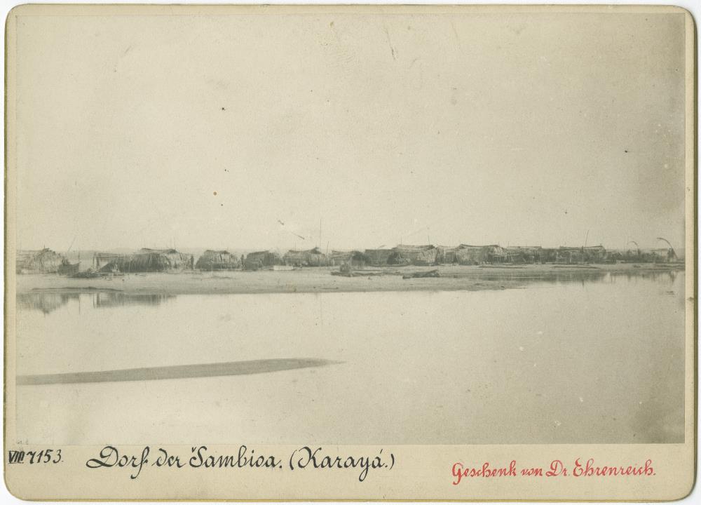 "Dorf der Šambioa. (Karajá.)"