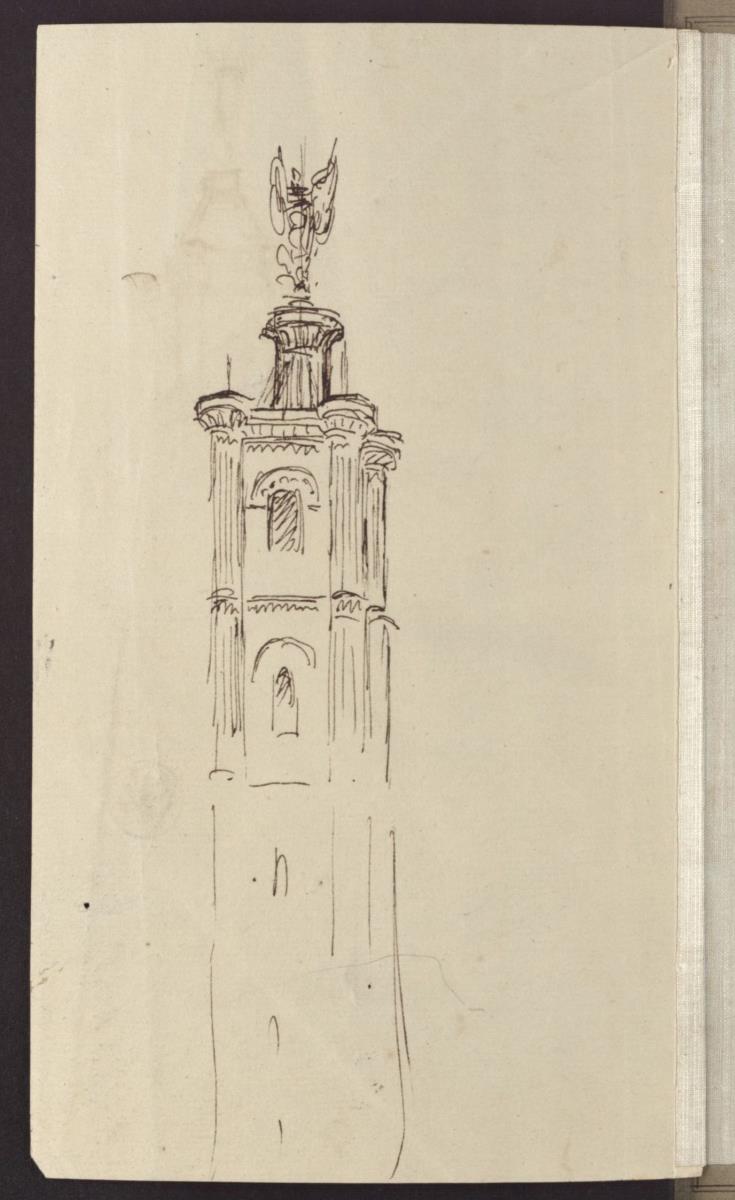 Rathenow. St. Andreaskirche. Entwurf zum Turm
