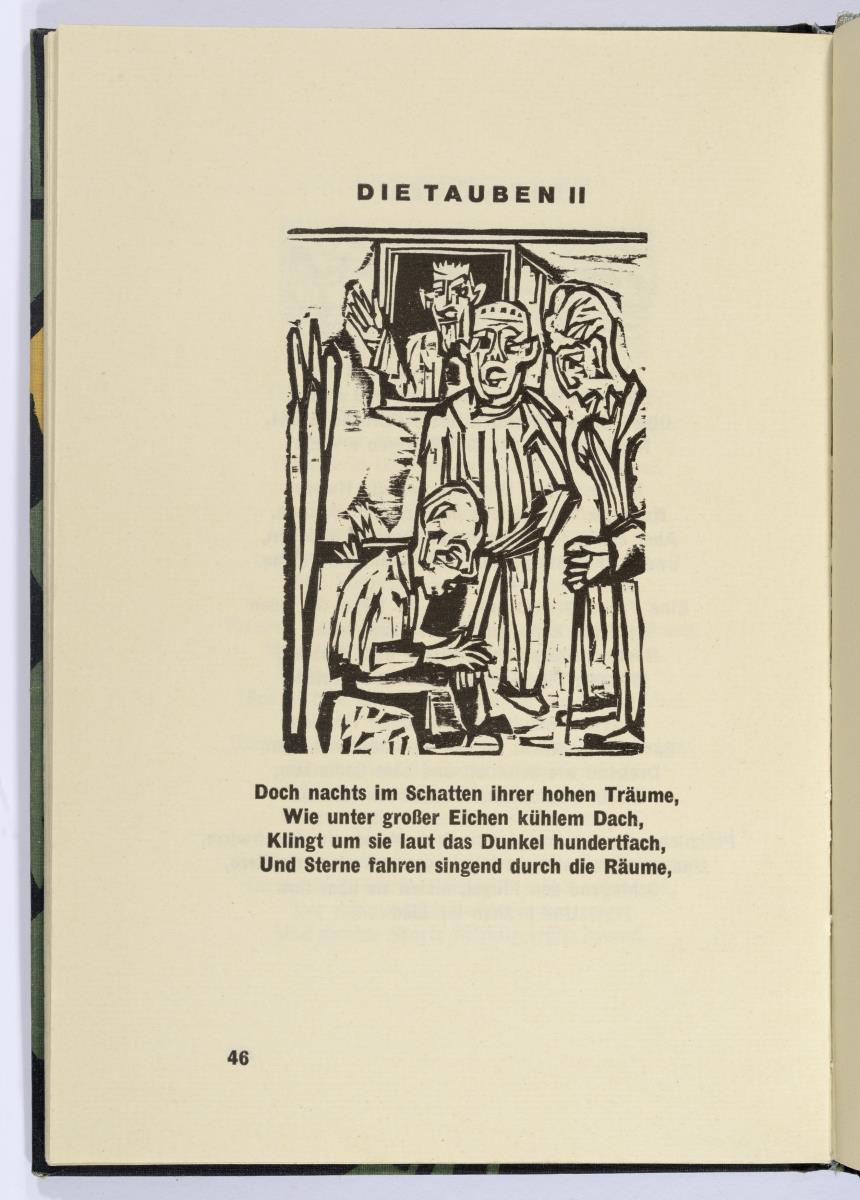 "Die Tauben II". Georg Heym, Umbra Vitae, München 1924, S. 46.