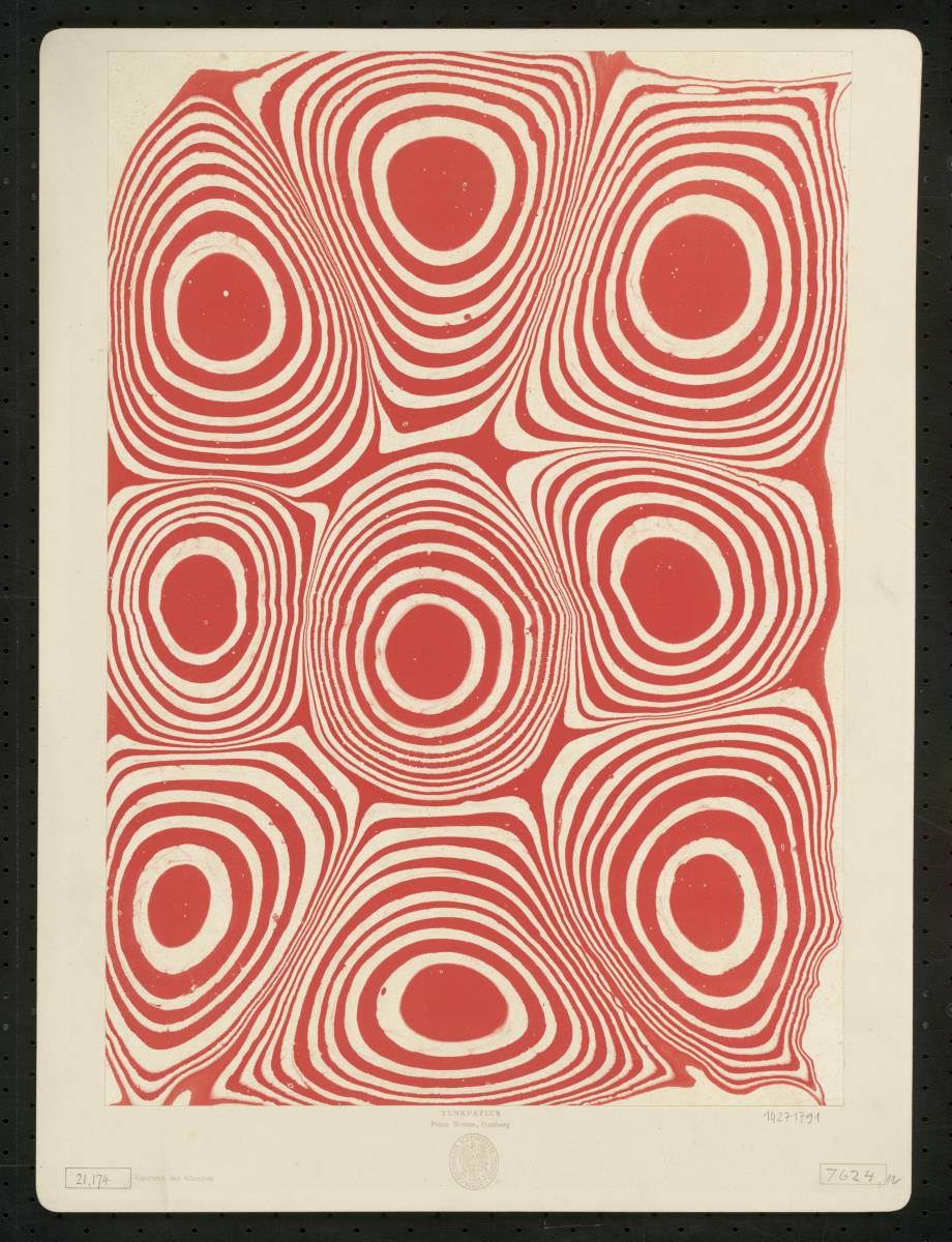 Marmorpapier (Kreise und kreisförmige Ringe)
