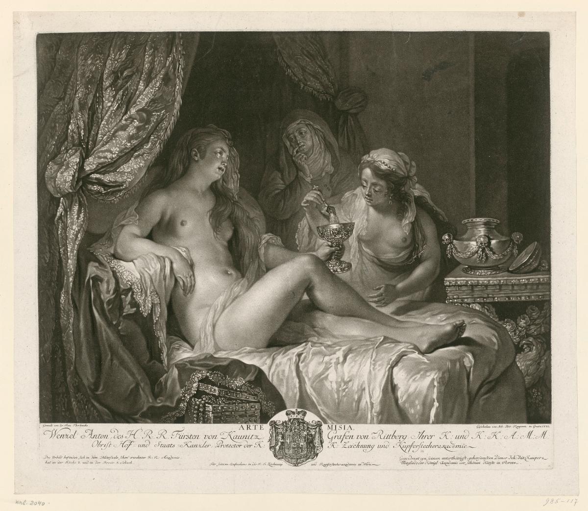 Artemisia mit dem Becher