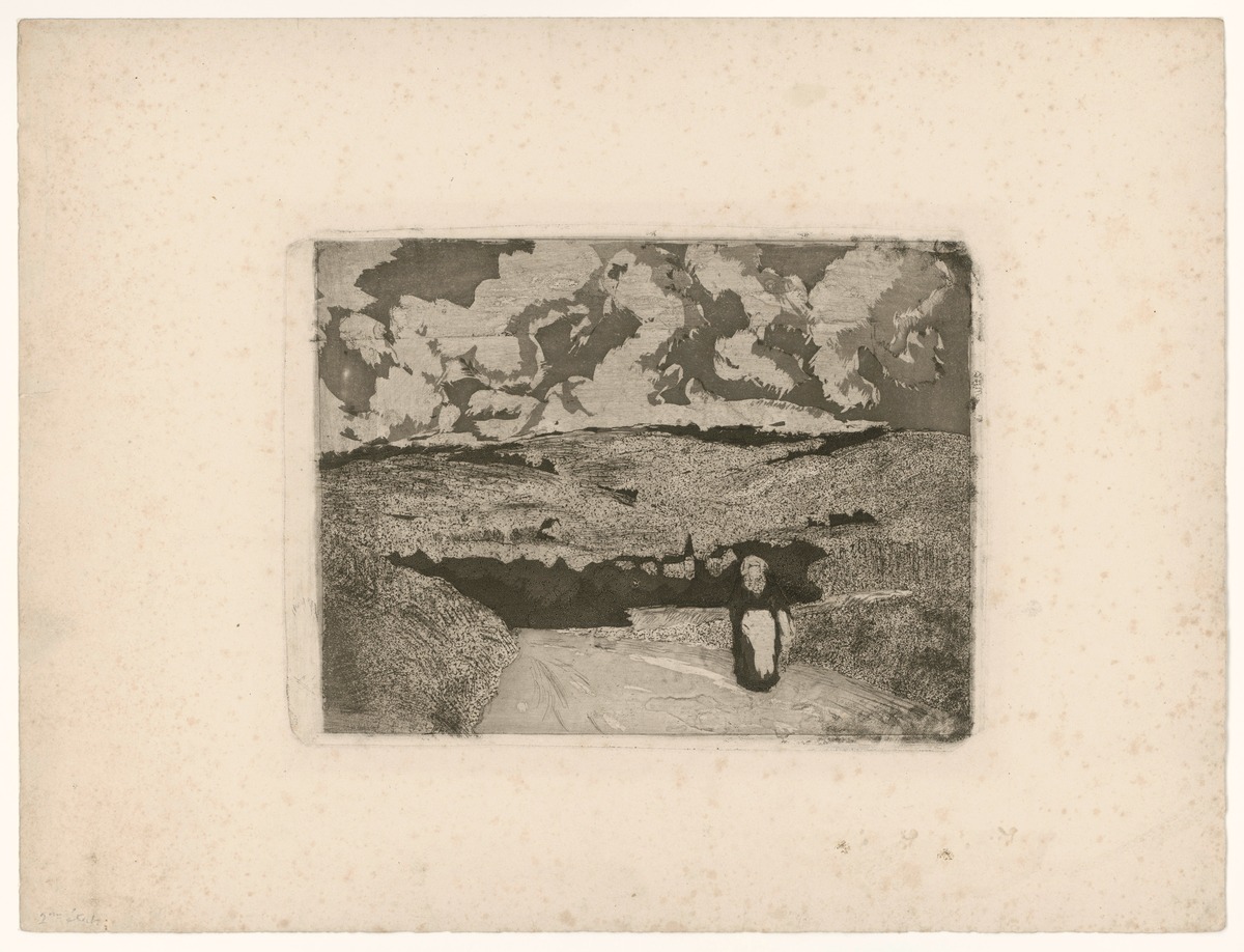 Die Frau auf der Straße (La femme sur la route)
