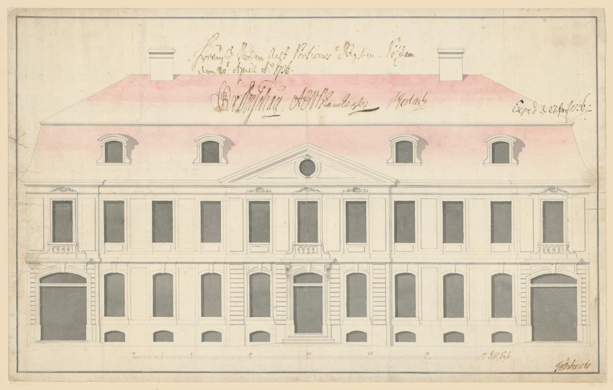 Aufriss des Hauses Potsdam, Priesterstraße 12