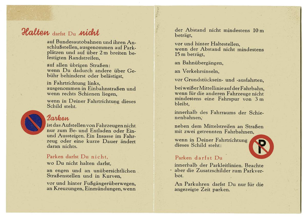 Halten- Parken.