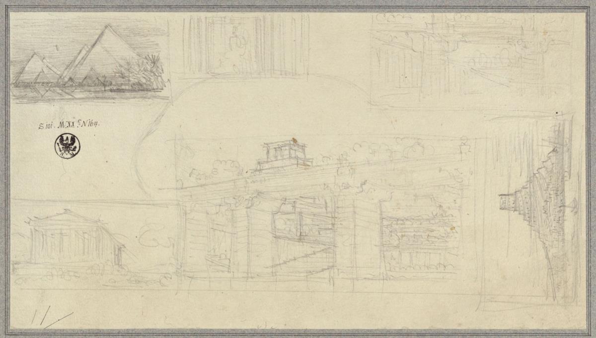Gebäude im ägyptischen Stil