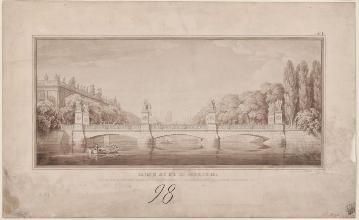 Berlin. Schlossbrücke. Ansicht von Süden
