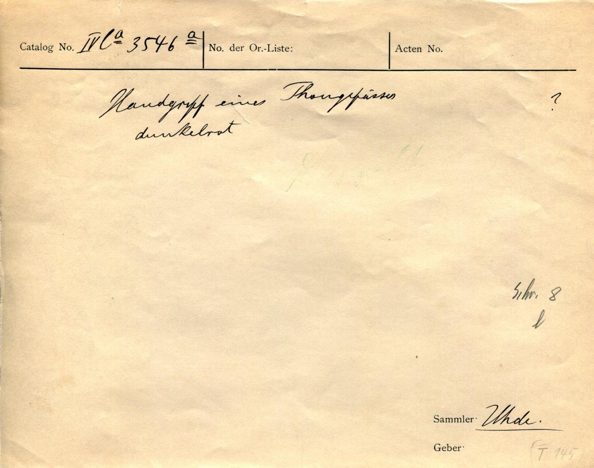 IV Ca 3546 a