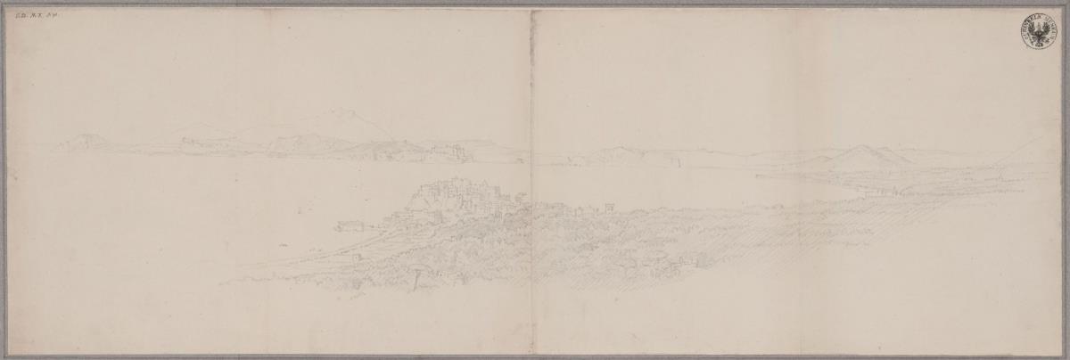 Panorama vom Golf von Baiae, von Pozzuoli aus gesehen