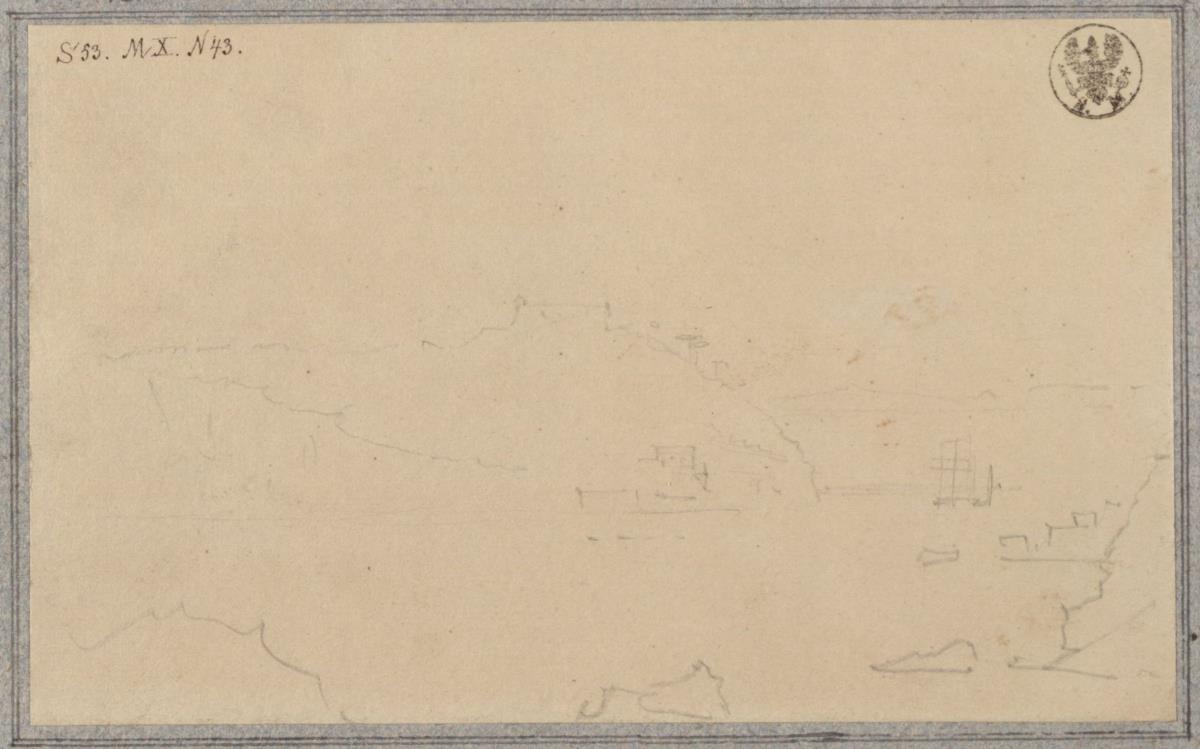 Blick auf die Insel Procida im Golf von Neapel