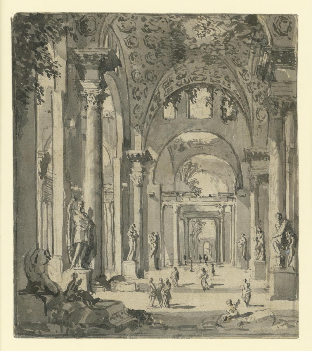 Einblick in eine römische Tempel-oder Palastanlage