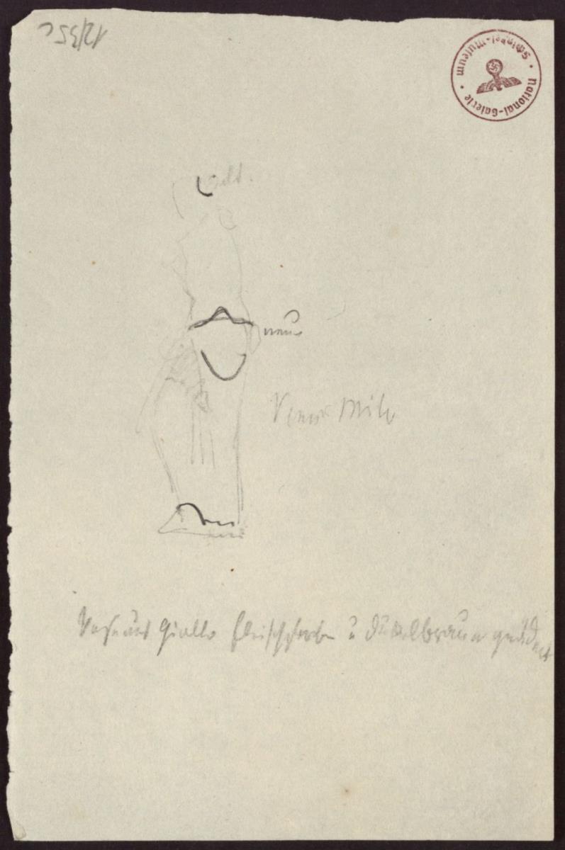 Proportionsstudie zur Venus von Milo im Louvre in Paris