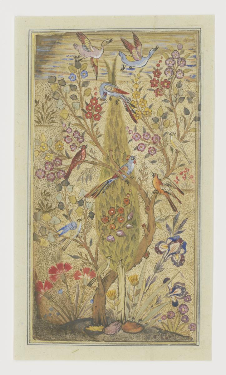 Einzelblatt aus Ḥāfiẓ, Dīwān