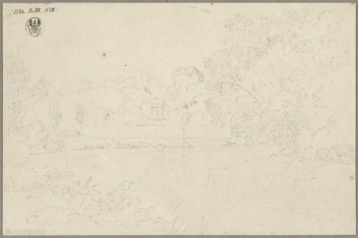 Köstritz. Rundtempel im Schlosspark