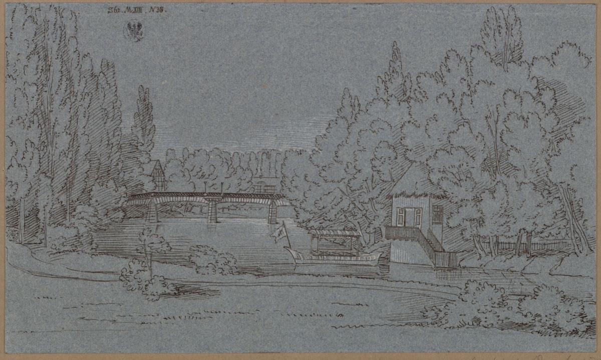 Köstritz. Flusslandschaft