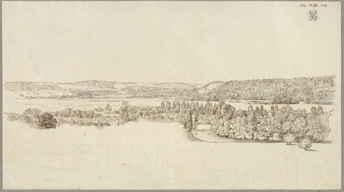 Köstritz. Flusslandschaft