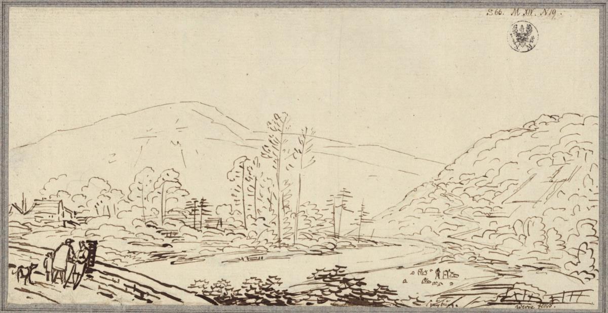 Das Tal der Werra bei Creuzbug nordwestlich von Eisenach