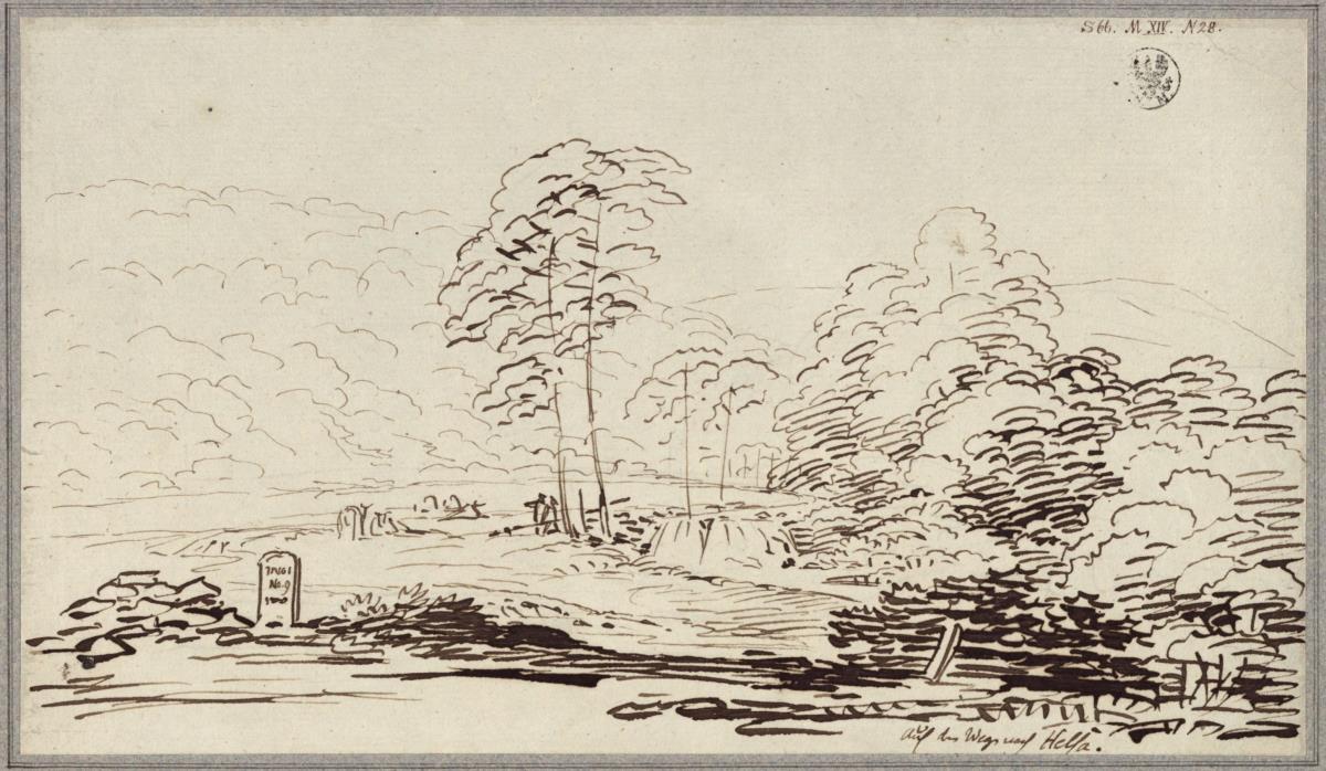 Wiesental bei Helsa südöstlich von Kassel