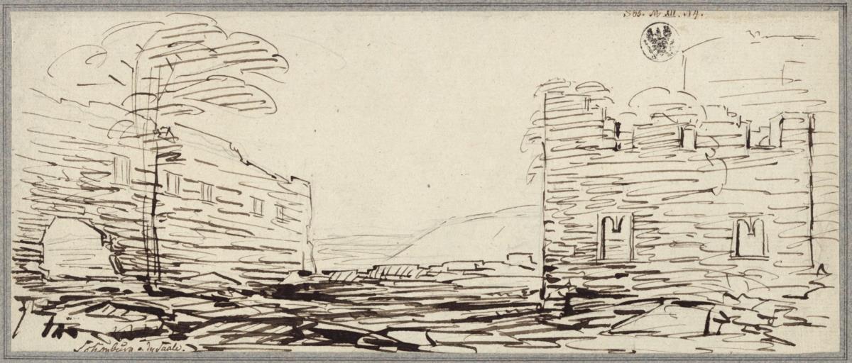 Ruine der Schönburg an der Saale