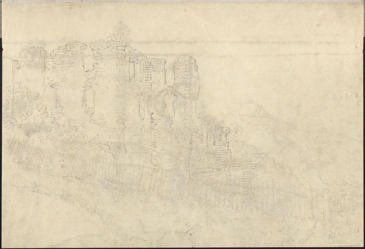 Ruine, wohl einer Burg