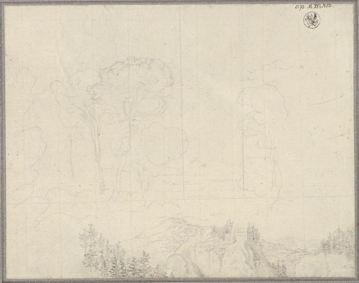 Baumstudie & Gebirgslandschaft