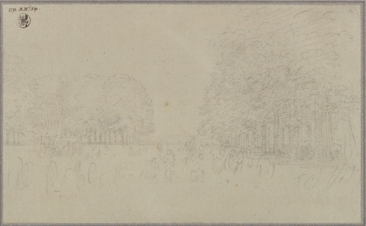 Park mit Schloß