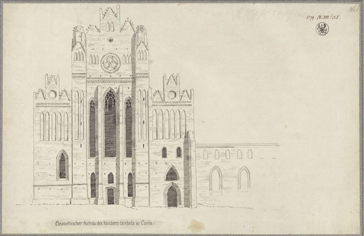Kloster Chorin. Westfassade der Kirche