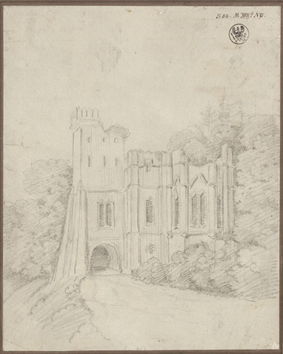 Köstritz. Künstliche Ruine im Schlosspark (?)