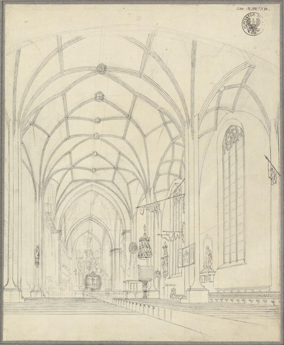 Merseburg. Dom. Innere Ansicht