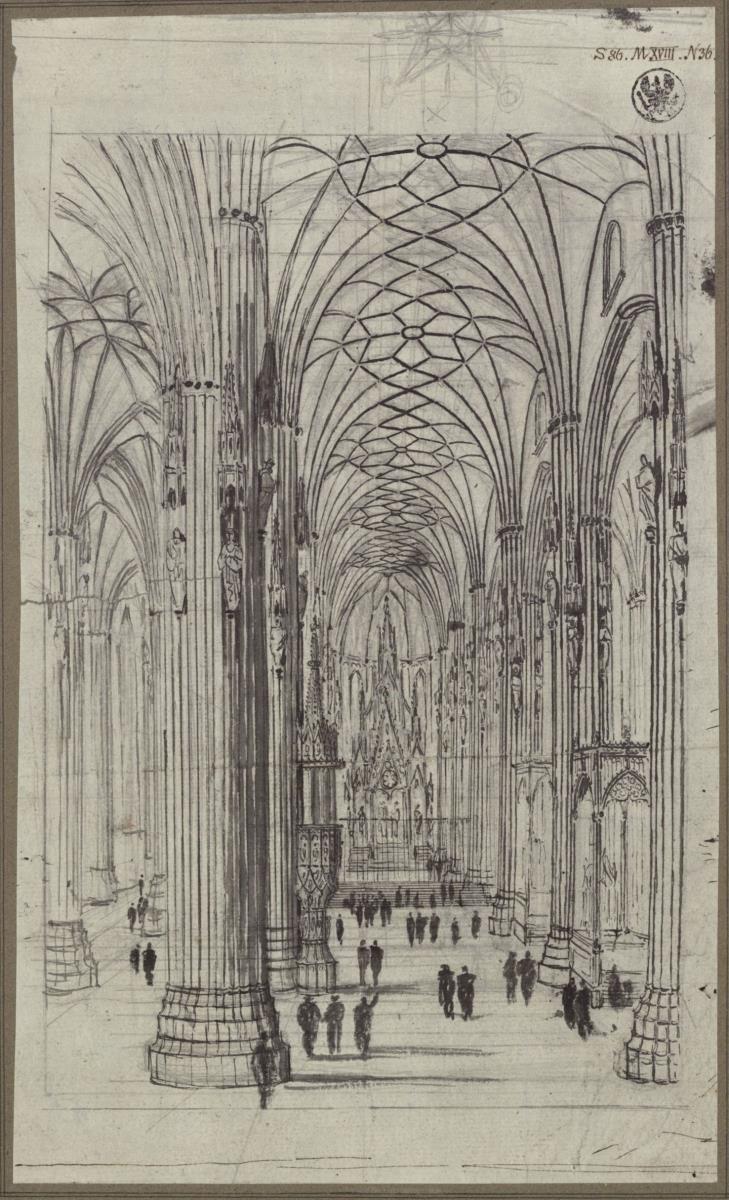 Innenansicht von Sankt Stephan in Wien