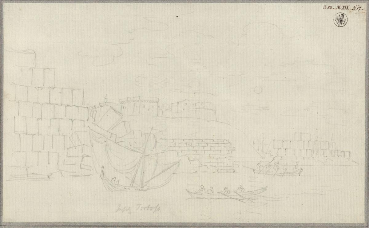 Ansicht von Tartus an der Küste Syriens
